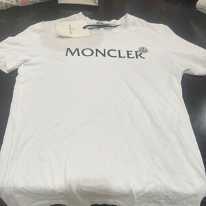 MONCLER White T-Shirt, Size XS